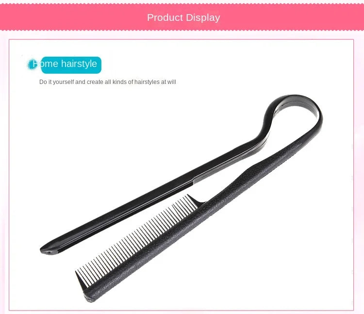 1PC Useful Hair Straighten Salon Comb Hairdressing Smooth Tool Hold Tongs Hair Styling Tools for Women Hair Brush Straightener
