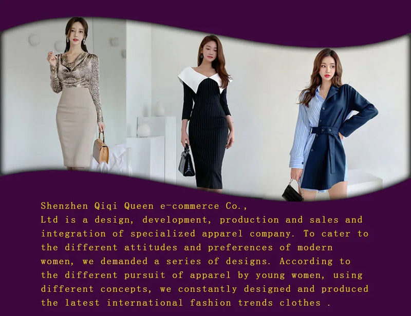 H Han Queen Autumn New Skirt Suit Women Elegant Korean Lace-Up Fashion Blazer + Long Mesh Skirt Casual Evening Party 2-Piece Set
