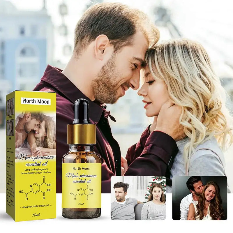 10ml Men's Pheromone Essential Oil Long Lasting Natural Refreshing Body Essence Fragrance Attracts Women Into Fragrances New