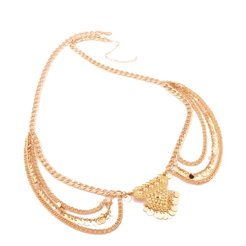 2019 Belt Body Waist Chain Fashion Silver Golden Women Accessories Charms Collocation Chain Jewelry for Women Women Belt Present