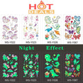 Luminous Tattoo 5 10pcs/Set Temporary Tattoos Mermaid Licorne Children Stickers for Kids Pokemon Tattoo Tattoo for Kids Unicorn