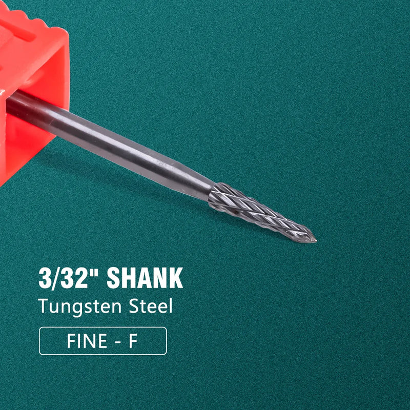 Dmoley Tungsten Carbide Nail Drill Bit Electric Manicure Drills For Milling Cutter Ceramic Nail Burr Pedicure Accessories