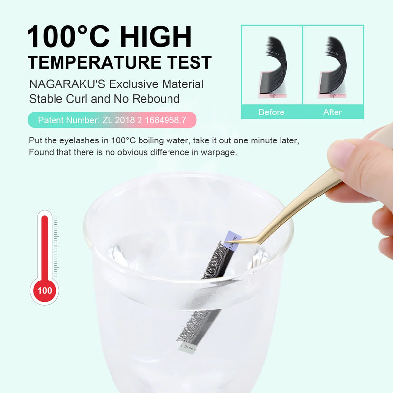 NAGARAKU YY Shape Hand Woven Premium  Eyelashes Extension