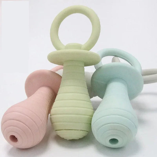 Pet Pacifier Rubber Toys for Newborn Dogs Cat Chew Toys Puppy Kitty  Products Dog Games Sound Squeaker