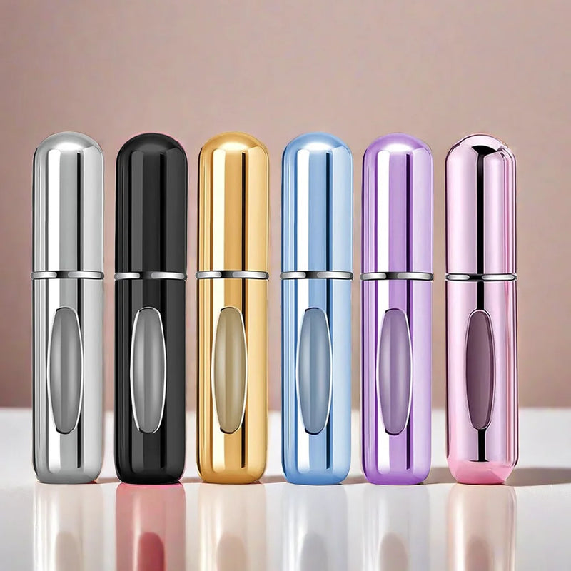 1/6Pcs/Set Travel Perfume Refill Bottle Portable Mini Atomizer Refillable Spray Rechargeable Pocket Dispenser Cologne Sprayer