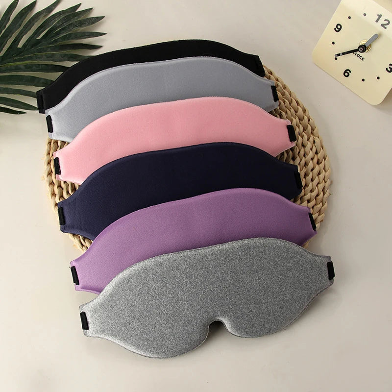 3D Mask For Sleep Eye Mask Lights Blockout Soft Padded Sleeping Fabric Cover Shade Blindfold Eyepatch