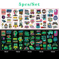 Luminous Tattoo 5 10pcs/Set Temporary Tattoos Mermaid Licorne Children Stickers for Kids Pokemon Tattoo Tattoo for Kids Unicorn