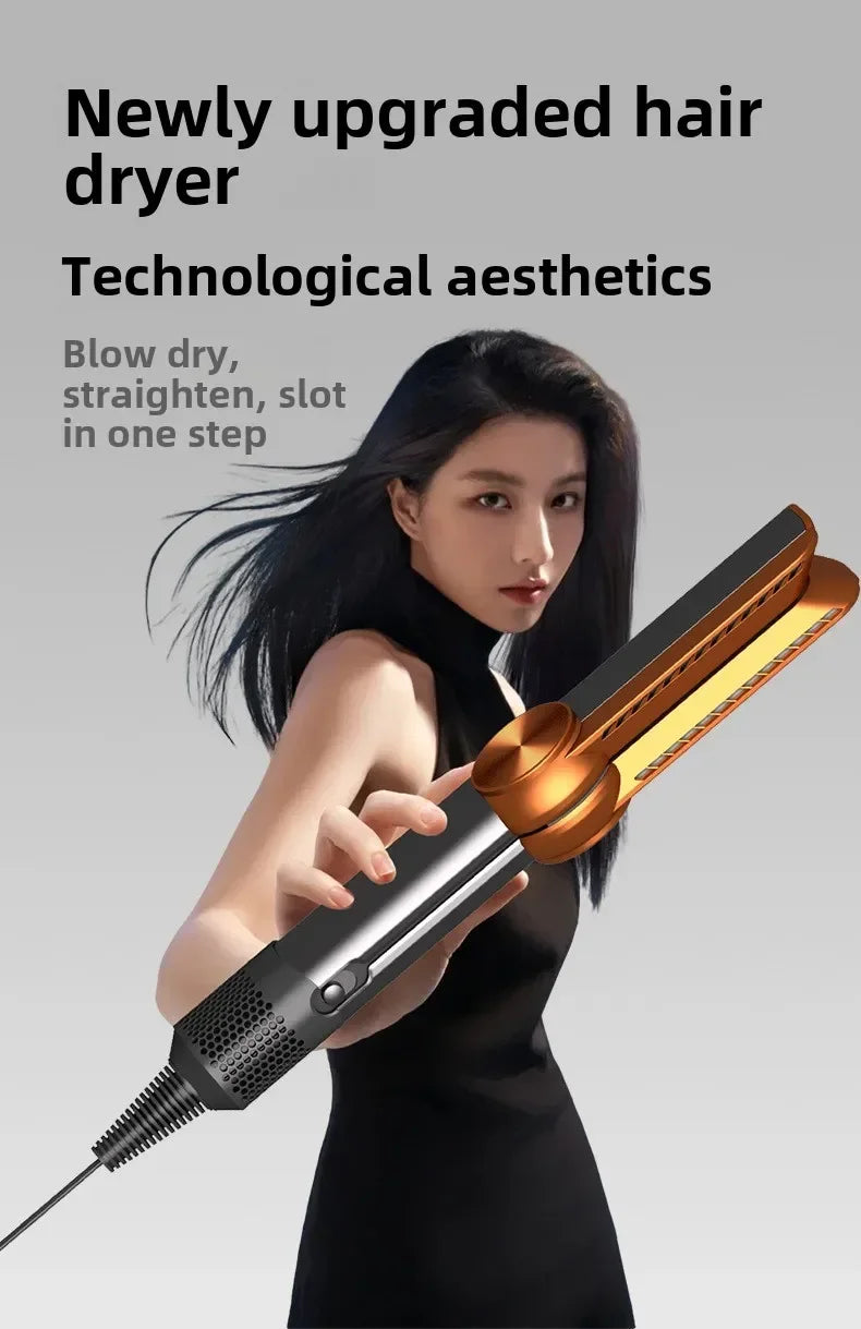 Hair Dryer Straightener Splint Straightener Hair Dryer Straightener Comb Curling Iron Escova Cabelo Escova Secadora Rotativa