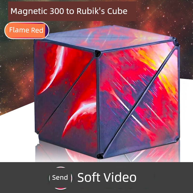 Variety Magnetic Cube Infinite Flip Deformation 3D Geometric Three-Dimensional Thinking Training Kids Educational Toy Boy