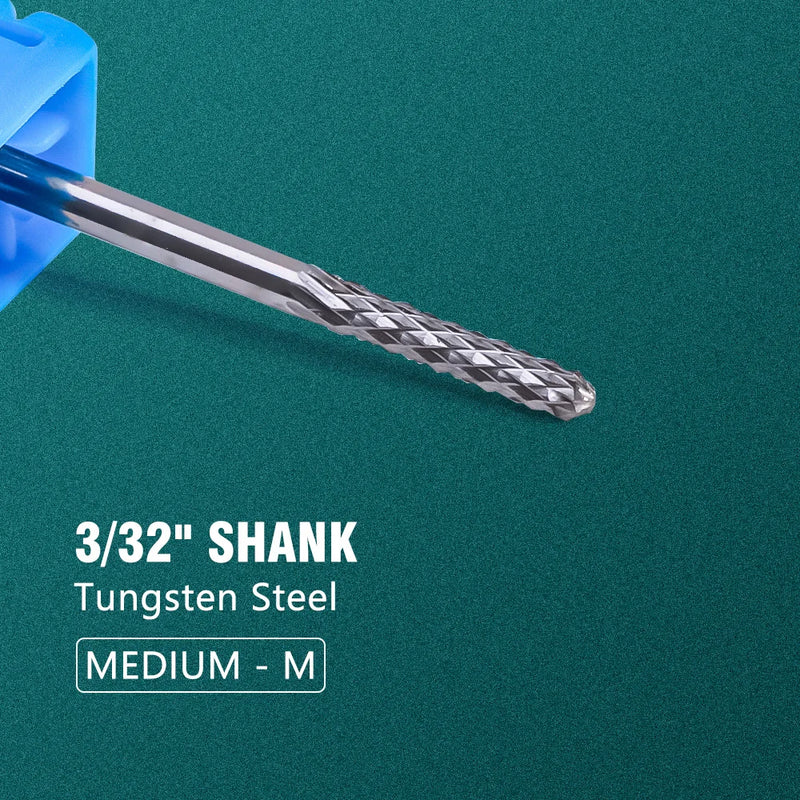 Dmoley Tungsten Carbide Nail Drill Bit Electric Manicure Drills For Milling Cutter Ceramic Nail Burr Pedicure Accessories
