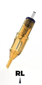 10pcs Yellow Dragonfly Tattoo Cartridge Needle 1 3 5 7 9 11 13 14 15 RL RM RS M1 For Tattoo Machine Pen Needle Accessories