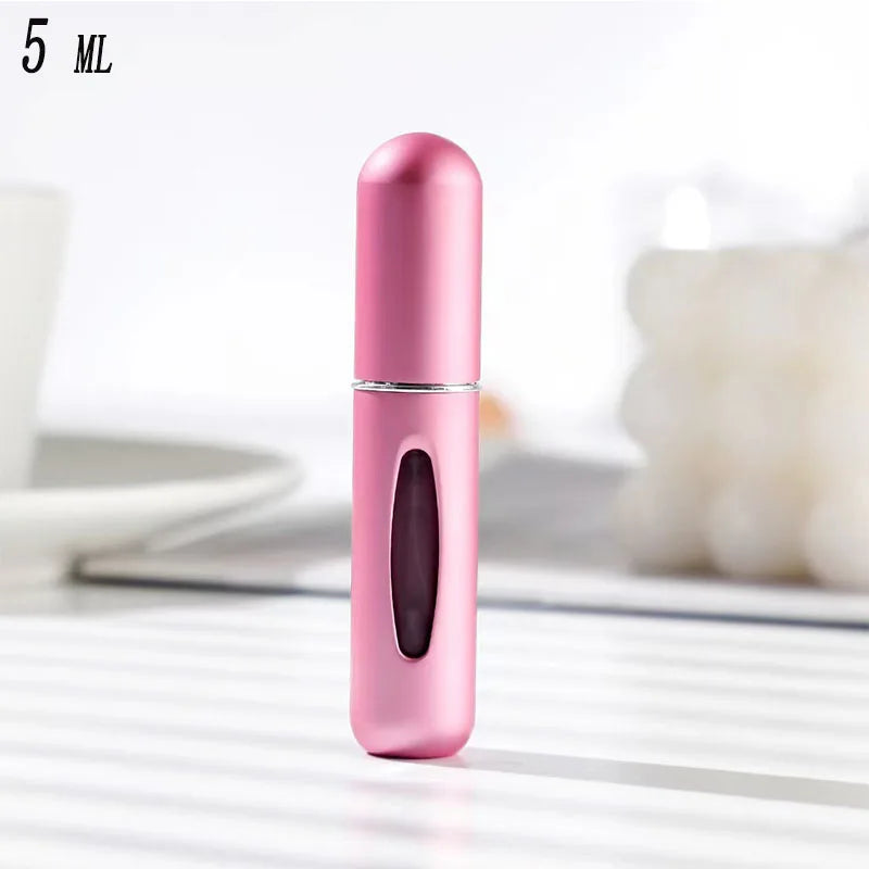 10/8/5ml Perfume Atomizer Portable Liquid Container For Cosmetics Traveling Mini Aluminum Spray Alcochol Empty Refillable Bottle