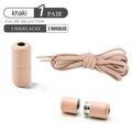 Elastic No Tie Shoelaces Semicircle Shoe Laces For Kids and Adult Sneakers Shoelace Quick Lazy Metal Lock Laces Shoe Strings
