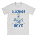 Oleksandr Usyk Vintage Boxing Poster Shirt for Men Women Pure Cotton Vintage Ukraine Boxer Tee Shirt Short Sleeve Clothes Summer