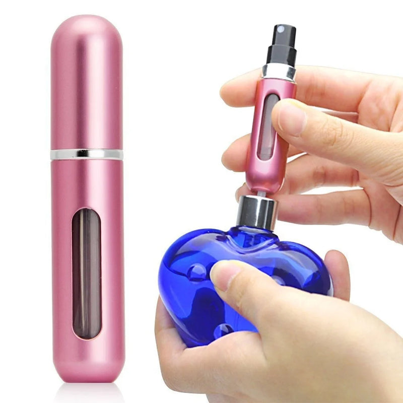 1/5Pcs Travel Perfume Bottle Refillable Portable Mini Atomizer Spray Refill Bottle Women Pocket Dispenser Cologne Sprayer 5ml