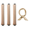 Heatless Curling Rod Headband Soft Hair Curlers with Scarf No Heat Hair Rollers Sleeping Lazy Curls Flexi Rods Hair Styling Tool