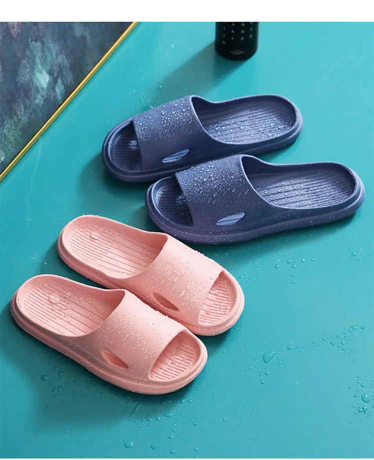 Non Slip Slides Lightweight Open Toe Quick Dry Slippers For Indoor Outdoor Bathroom Beach Summer Indoor Outdoor Eva Slippers