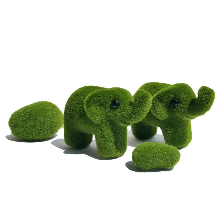 Mini Rabbit Model Toy Lovely Bunny Ornament Cute Easter Decoration Bunny Miniature Figurines Home Garden Landscape Miniature
