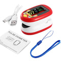 Rechargeable Child Finger Pulse Oximeter TFT Display Strap Lanyard Blood Oxygen Saturation Meter Children Kids Oximetro SPO2