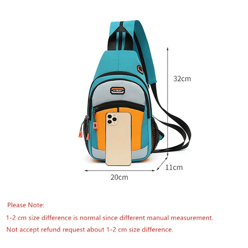 Fengdong women mini backpack small chest bag fashion messenger bag female sports bag travel bagpack crossbody bag girl back pack