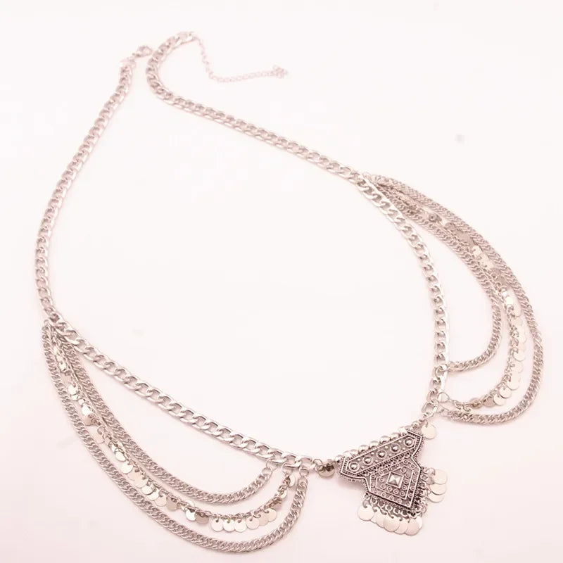 2019 Belt Body Waist Chain Fashion Silver Golden Women Accessories Charms Collocation Chain Jewelry for Women Women Belt Present