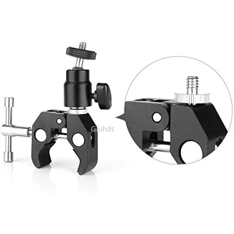 1/4" Male to 1/4" Male Threaded Metal Adapter 1/4 Inch Double Male Screw Adapter Supports Tripod Stand Camera Accessories