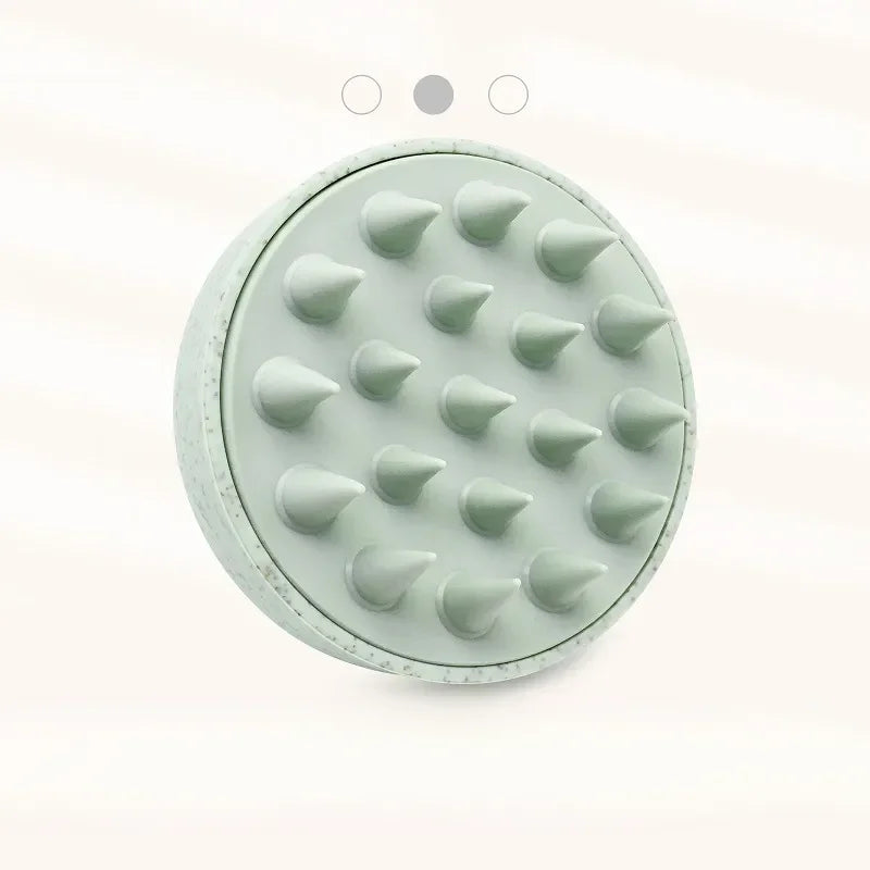 Silicone Shampoo Brush Head Scalp Massage Comb Clean The Scalp Thoroughly Body Massage Brush Bath Brush Salon Hairdressing Tool