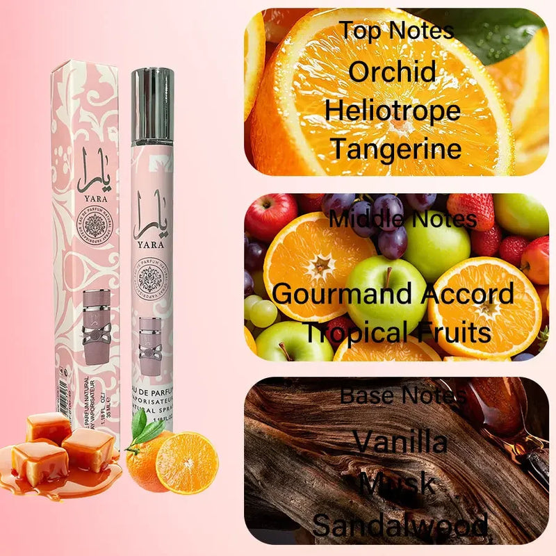 35ml Yara Perfume Luxury Brand Lasting Fragrance Women's Perfume Spray Floral Scent Eau De Parfum Cologne hombre Christmas Gift