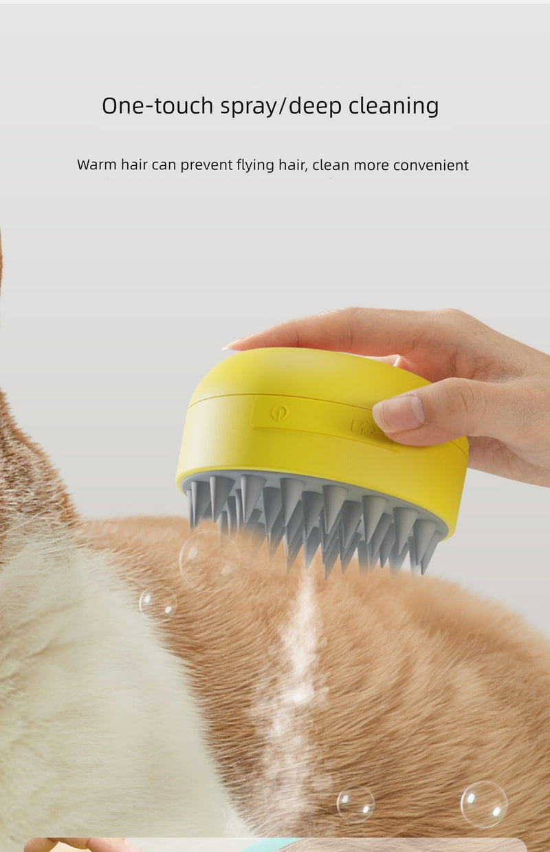 Pet Spray Comb Dogs and Cats Massage Brush for Pets Electric Float Hair Cleaning Hair Remover Spray Hair Removal Comb