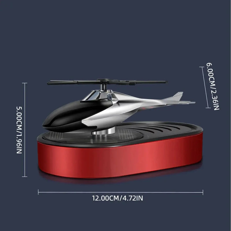Car Aromatherapy Solar Plane Car Center Console Perfume Decoration Car Rotary Seat Creative Car Pendulum
