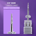 Ceramic Tungsten Carbide Nail Drill Bit Rotate Burr Milling Nail Cutter Bits Electric Drill Machine For Manicure Pedicure Tools