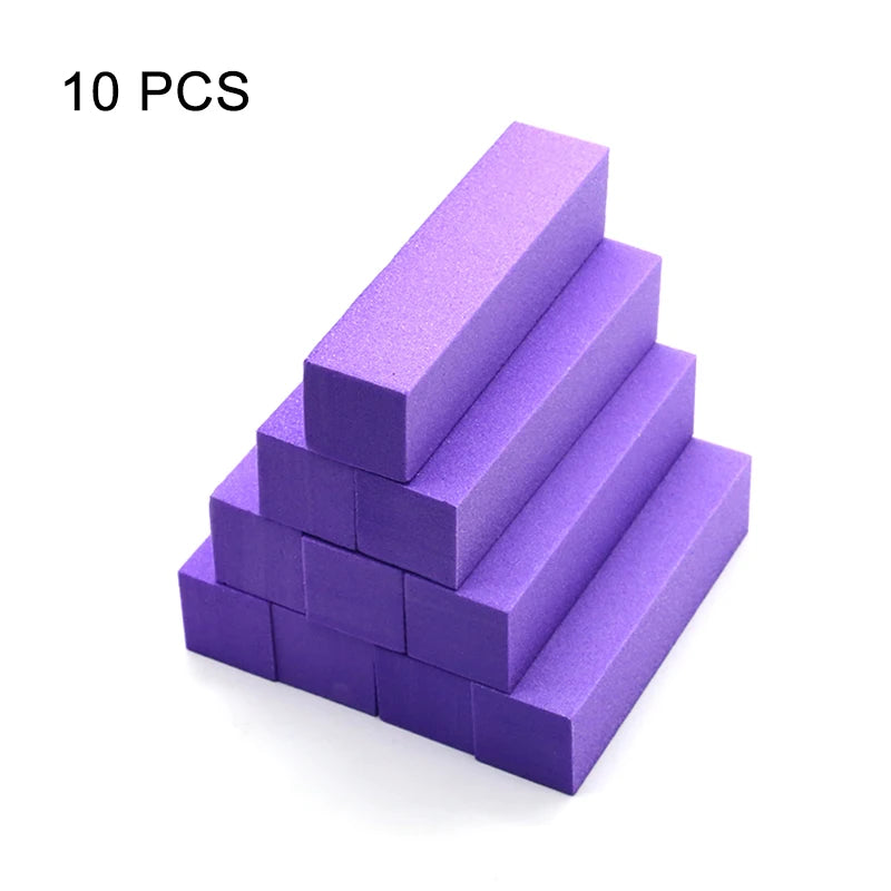 Nails Buffer Grind Buffing Block pink Nail File For Pedicure Manicure Care Nail Art Sponge Buffer Polish Nail accessories Tools
