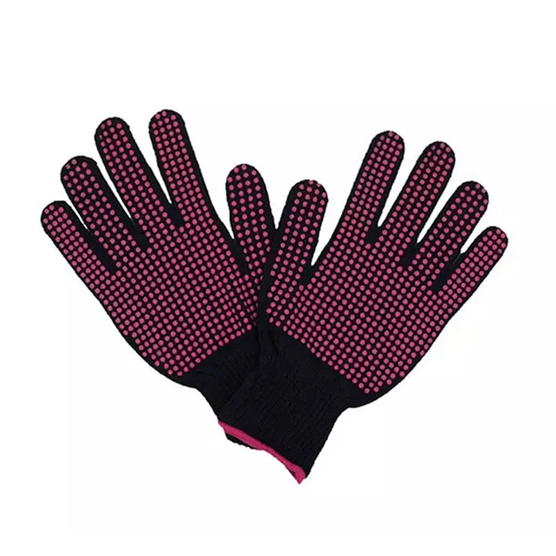 Heat Resistant Glove Hair Straightener Perm Curling Hairdressing Heat Resistant Finger Glove Styling Tool Thermal Styling Gloves