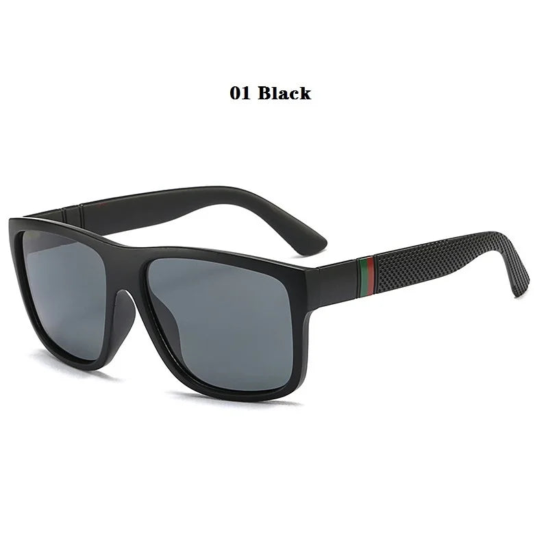 Oversized Polarized Sunglasses For Men Women Fashion Driving Square Vintage Fishing Travel Big Frame Sun Glasses UV400 Eyewear