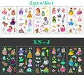Luminous Tattoo 5 10pcs/Set Temporary Tattoos Mermaid Licorne Children Stickers for Kids Pokemon Tattoo Tattoo for Kids Unicorn