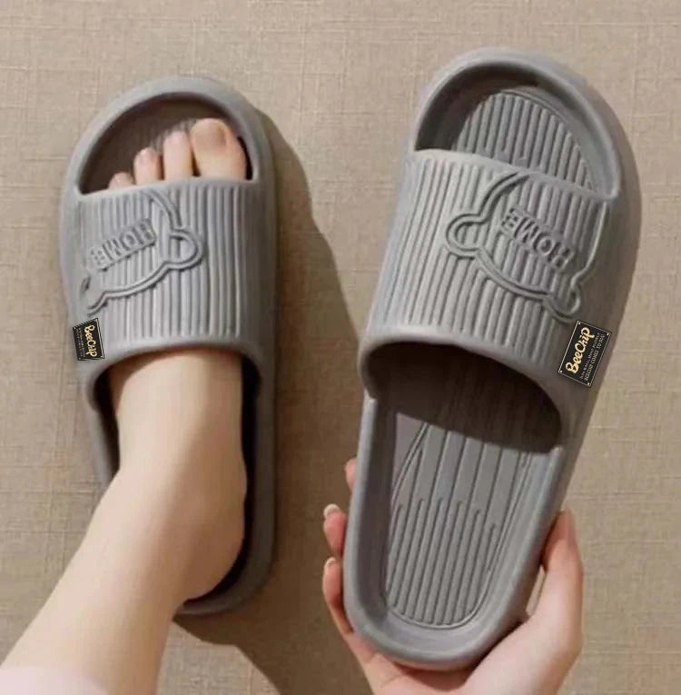 Slippers Massage Shower Bathroom Anti-slip Quick Dry Toe Super Soft Comfortable Thick Bottom Home Indoor Slippers