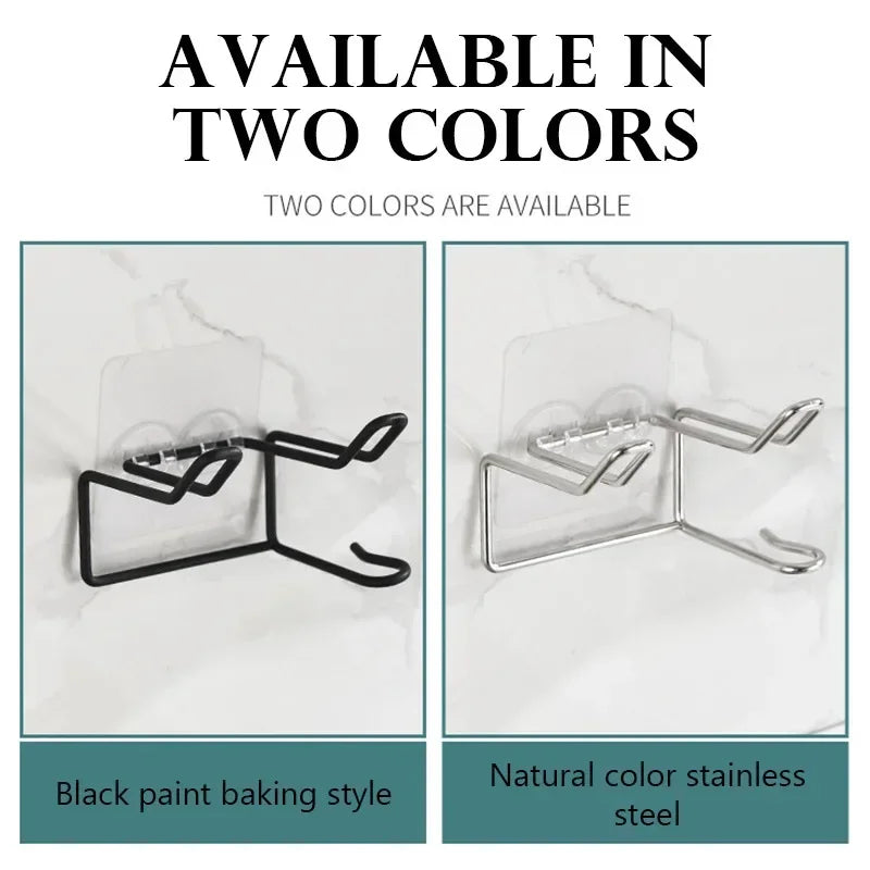 Holder Wall Mounted Hair Straightener Dryer Holders Organizer Storage Rack Shelf Bathroom Accessories