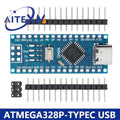 Mini / Type-C / Micro USB Nano 3.0 With the bootloader compatible Nano controller for arduino CH340 USB driver 16Mhz ATMEGA328P
