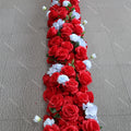 2M Luxurious Pink Rose Runner Flower Row Wedding Backdrop Decor Floral Arrangement Sofa Table Party table Window Display Props