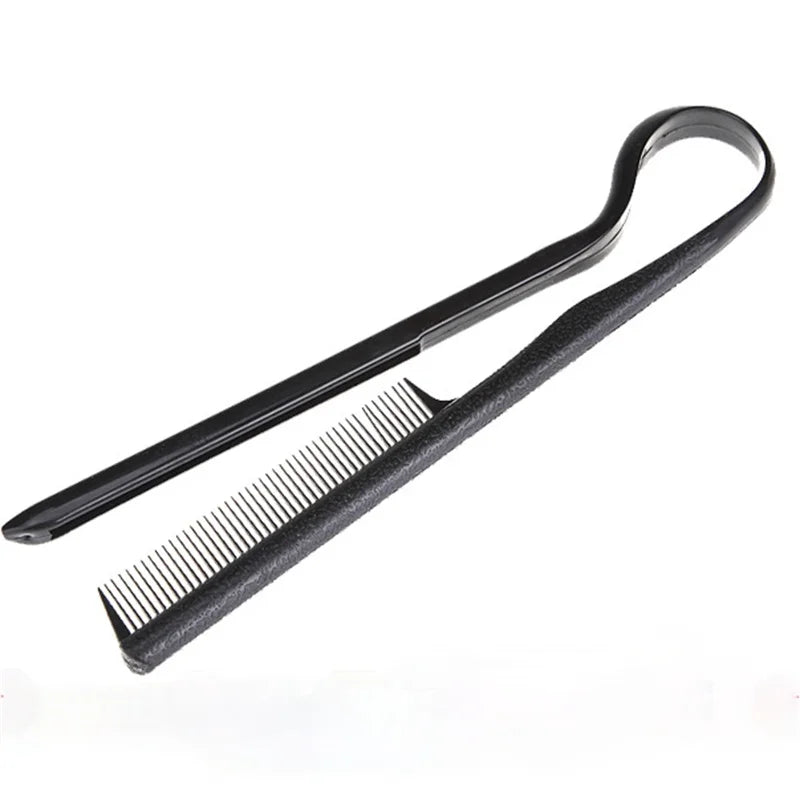 1PC Useful Hair Straighten Salon Comb Hairdressing Smooth Tool Hold Tongs Hair Styling Tools for Women Hair Brush Straightener