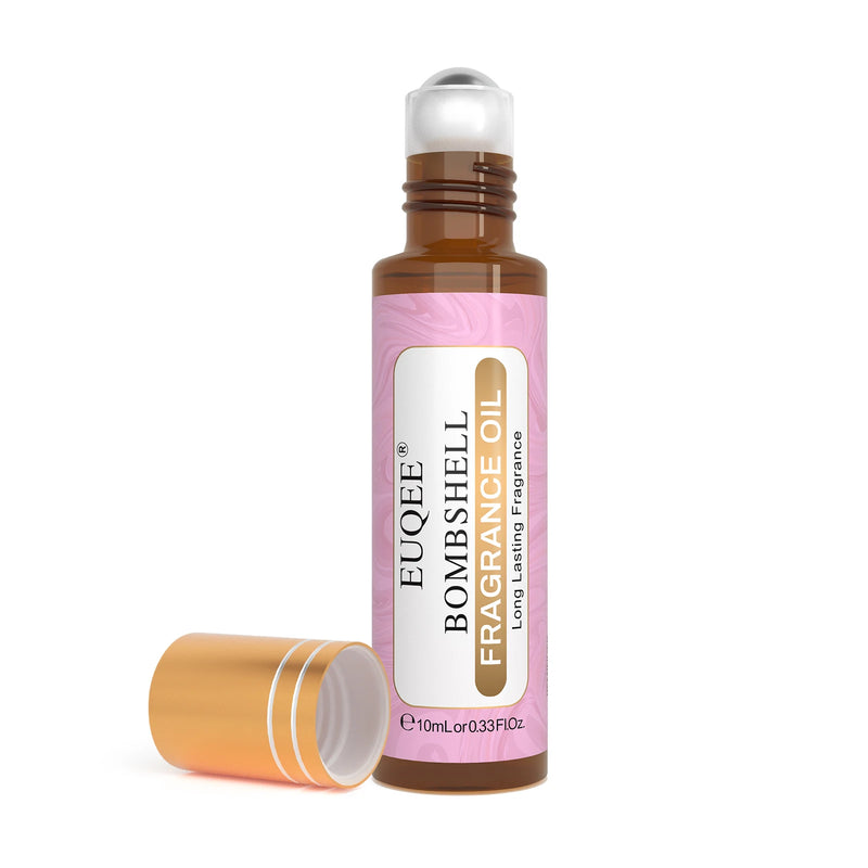 EUQEE 10ML Angel Coconut Vanilla Good Girl Roller Fragrance Oils For Women Easy Carry,Long Lasting Aromatherapy Body Fragrance