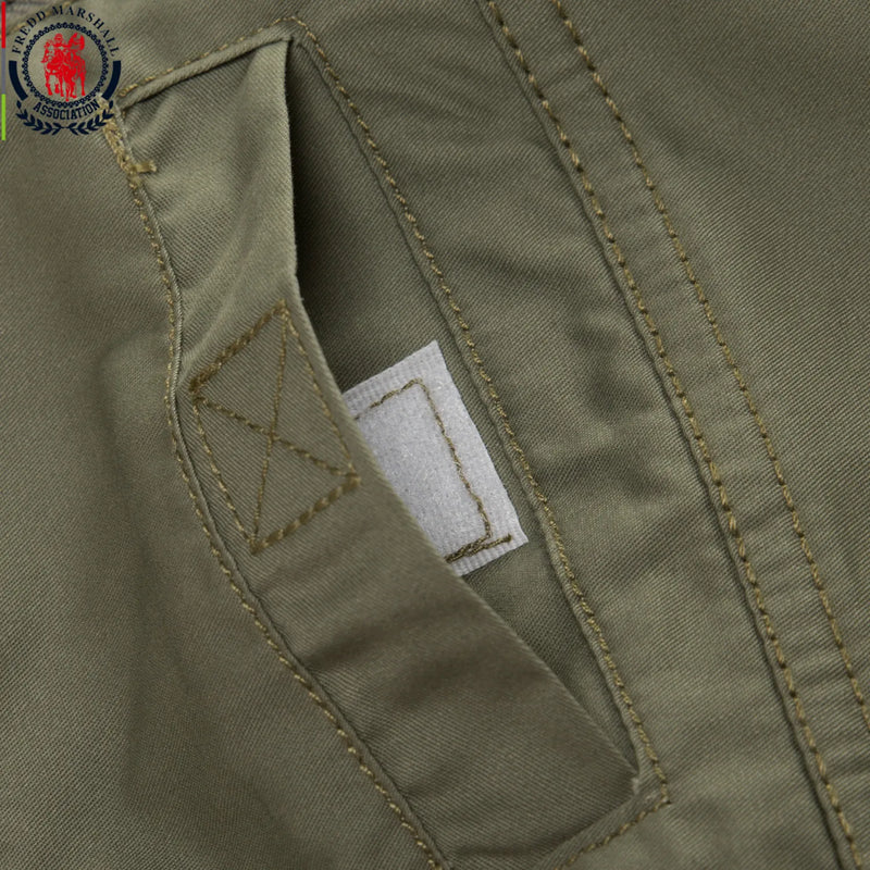 Fredd Marshall 2023 Fashion Military Shirt Long Sleeve Multi-pocket Casual Shirts Brand Clothes Army Green Camisa Masculina 117