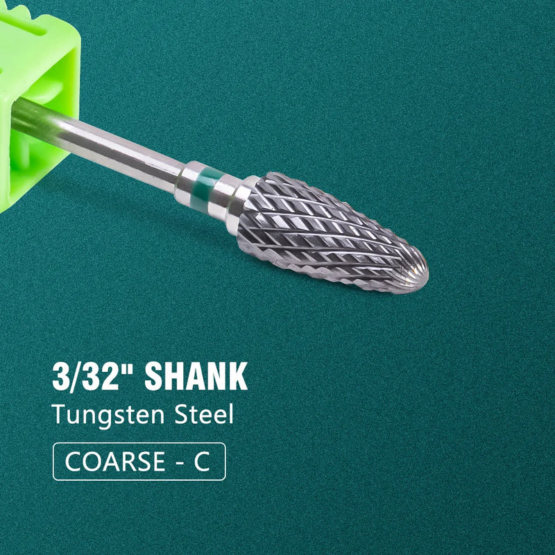 Dmoley Tungsten Carbide Nail Drill Bit Electric Manicure Drills For Milling Cutter Ceramic Nail Burr Pedicure Accessories