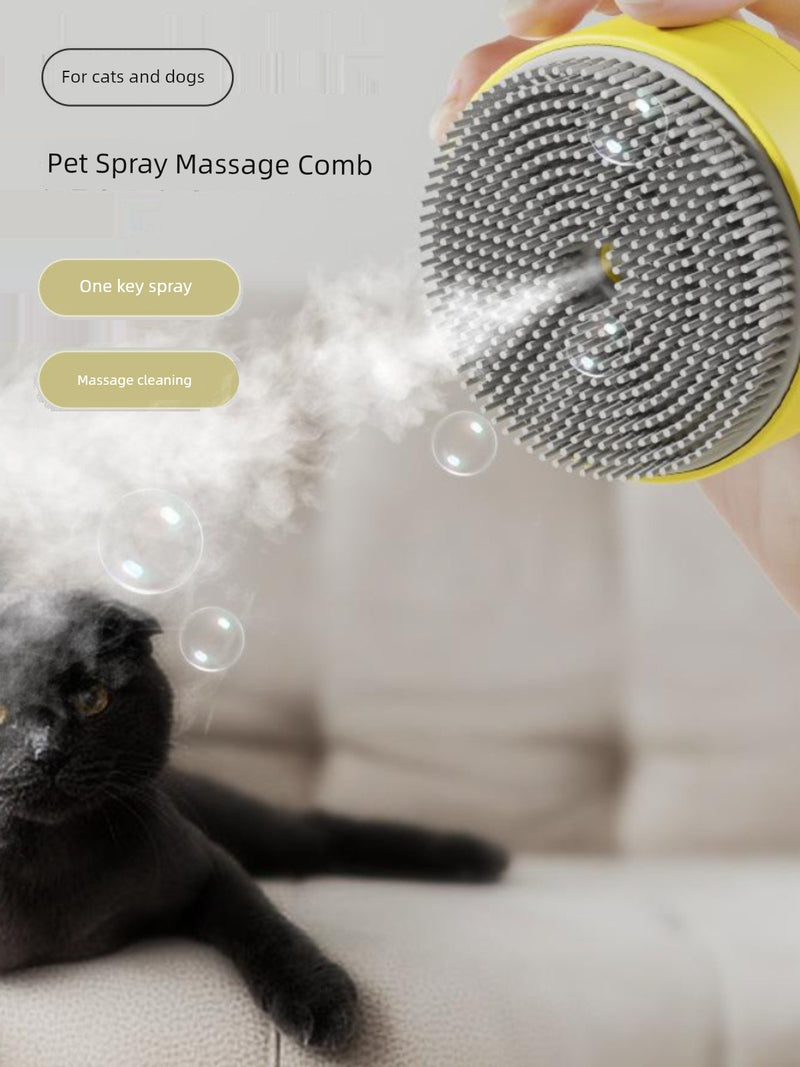 Pet Spray Comb Dogs and Cats Massage Brush for Pets Electric Float Hair Cleaning Hair Remover Spray Hair Removal Comb