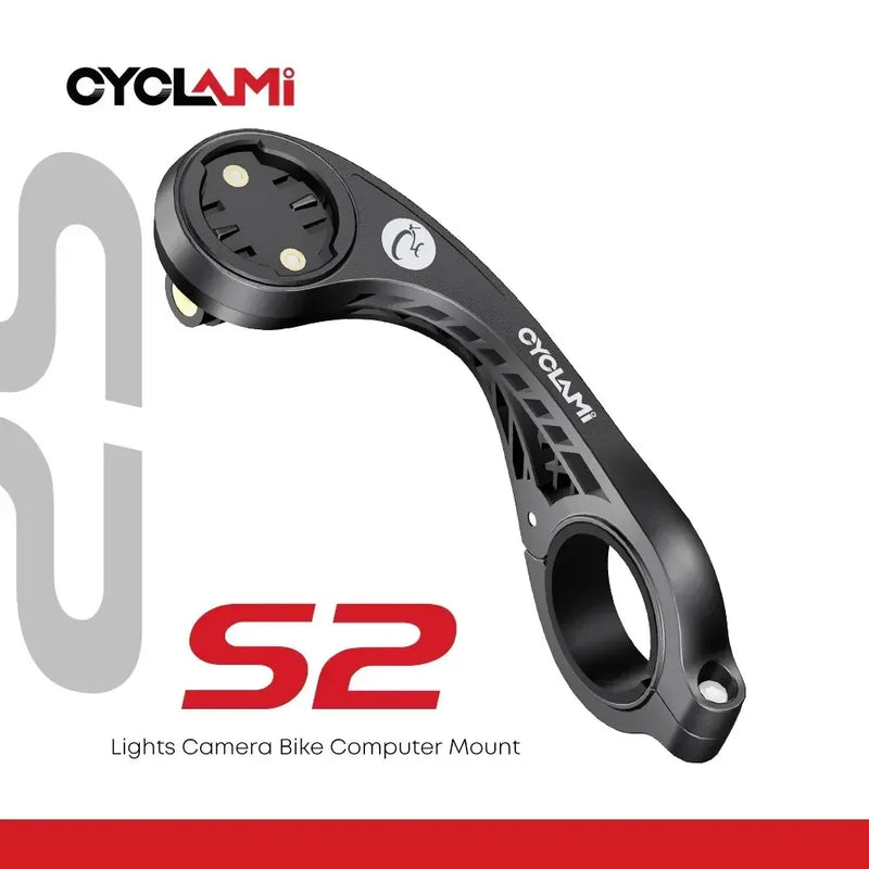 CYCLAMI S2 Bike Computer Mount MTB Road Super Light GPS Holder for XOSS G G2 plus IGPSPORT BSC100S Camera GoPro Bracket Bicycle