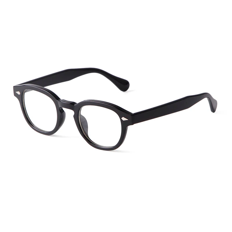 Vintage Tortoise Shell Round Sunglasses Women Men 2024 Brand Design Retro Rivet Yellow Blue Lens Square Sun Glasses Female UV400