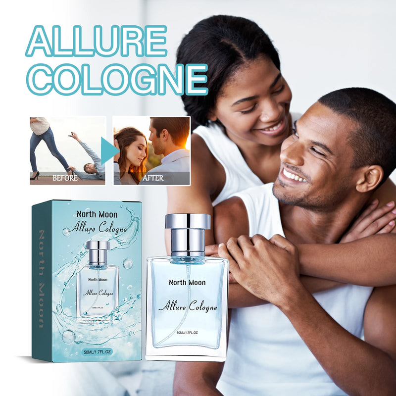 NORTH MOON Allure Cologne 50ML 1.7 oz Charm Perfume Releases Gentle, Refreshing And Light Fragrances, Natural And Portable With