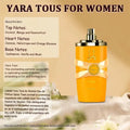 100% Original 100ML Yara Perfume Women's Men's Has A Long-lasting Fragrance Fresh Light Fragrance Fragrance Casual Date Gift