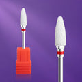Ceramic Tungsten Carbide Nail Drill Bit Rotate Burr Milling Nail Cutter Bits Electric Drill Machine For Manicure Pedicure Tools