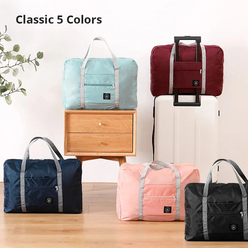 Travel Bag Folding Travel Storage Bag Travel Storage Bags Boarding Luggage Clothes Handbags Picnic Move House Large Handbag